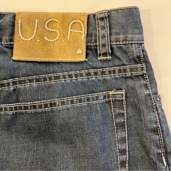 John Varvatos Straight Leg Button Fly Cotton Denim Jeans Size 32 x 31.5 EUC - Picture 5 of 16